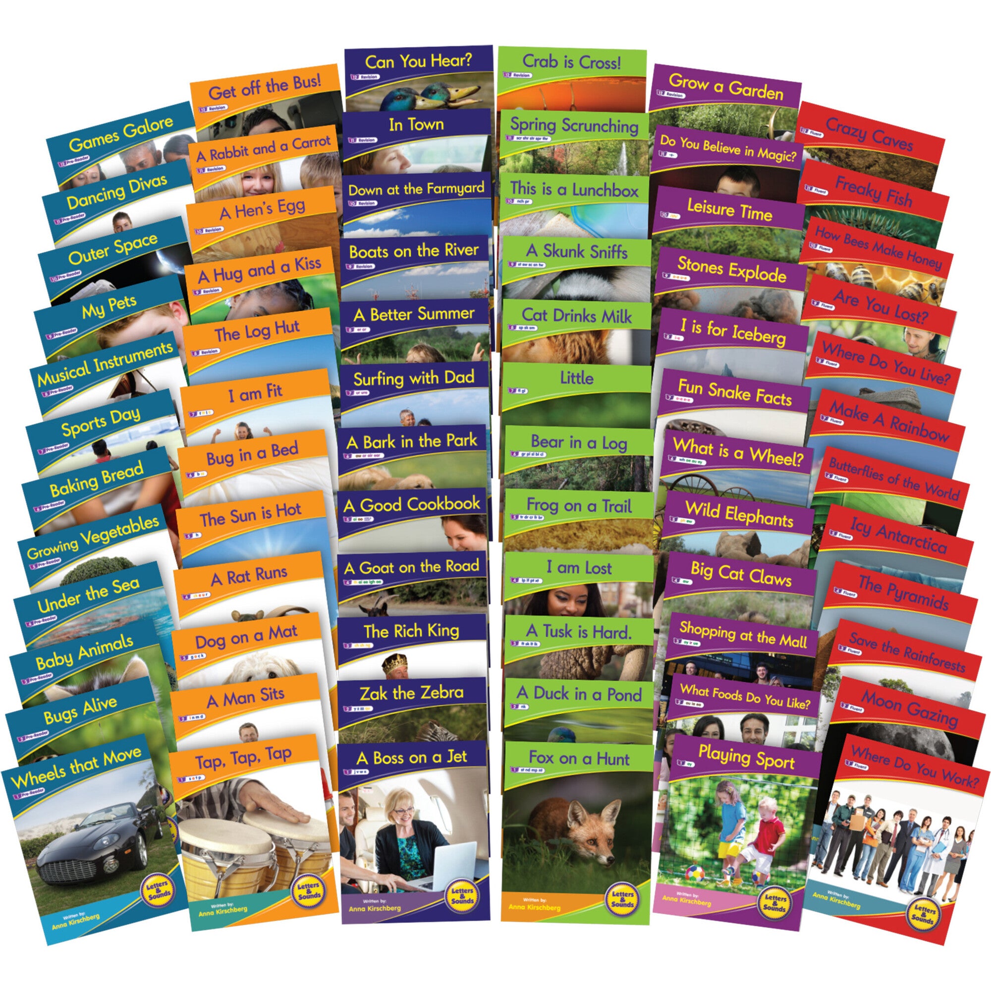 Letters and Sound Set 1 Non-Fiction Educatinal Learning Boxed Set