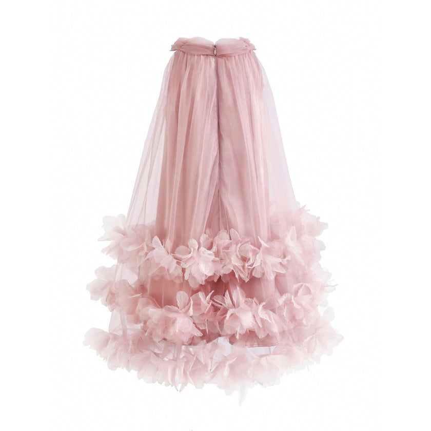 Pink Elaris Floral Gown