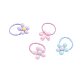 Flower Elastic Hair Tie Set