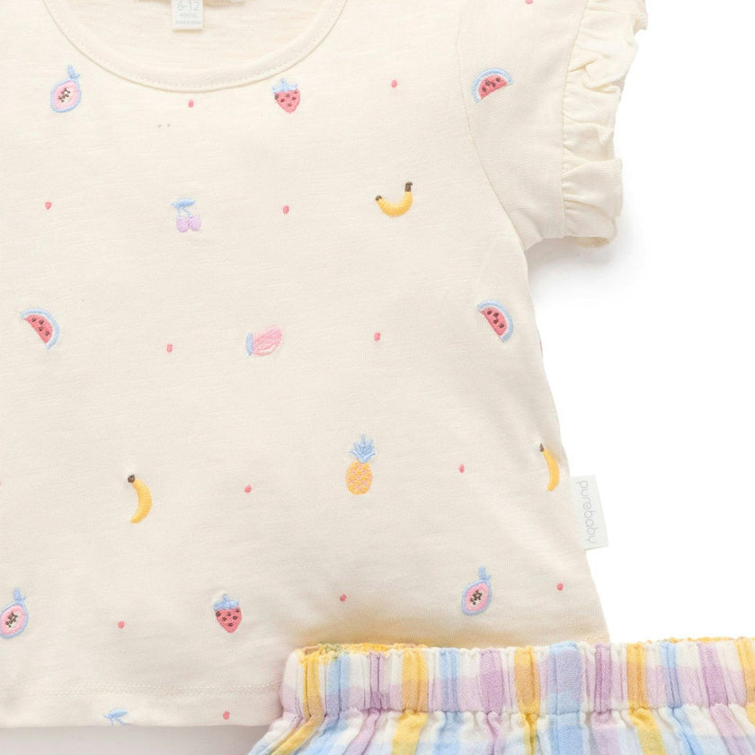 Fruity Set Lila Check