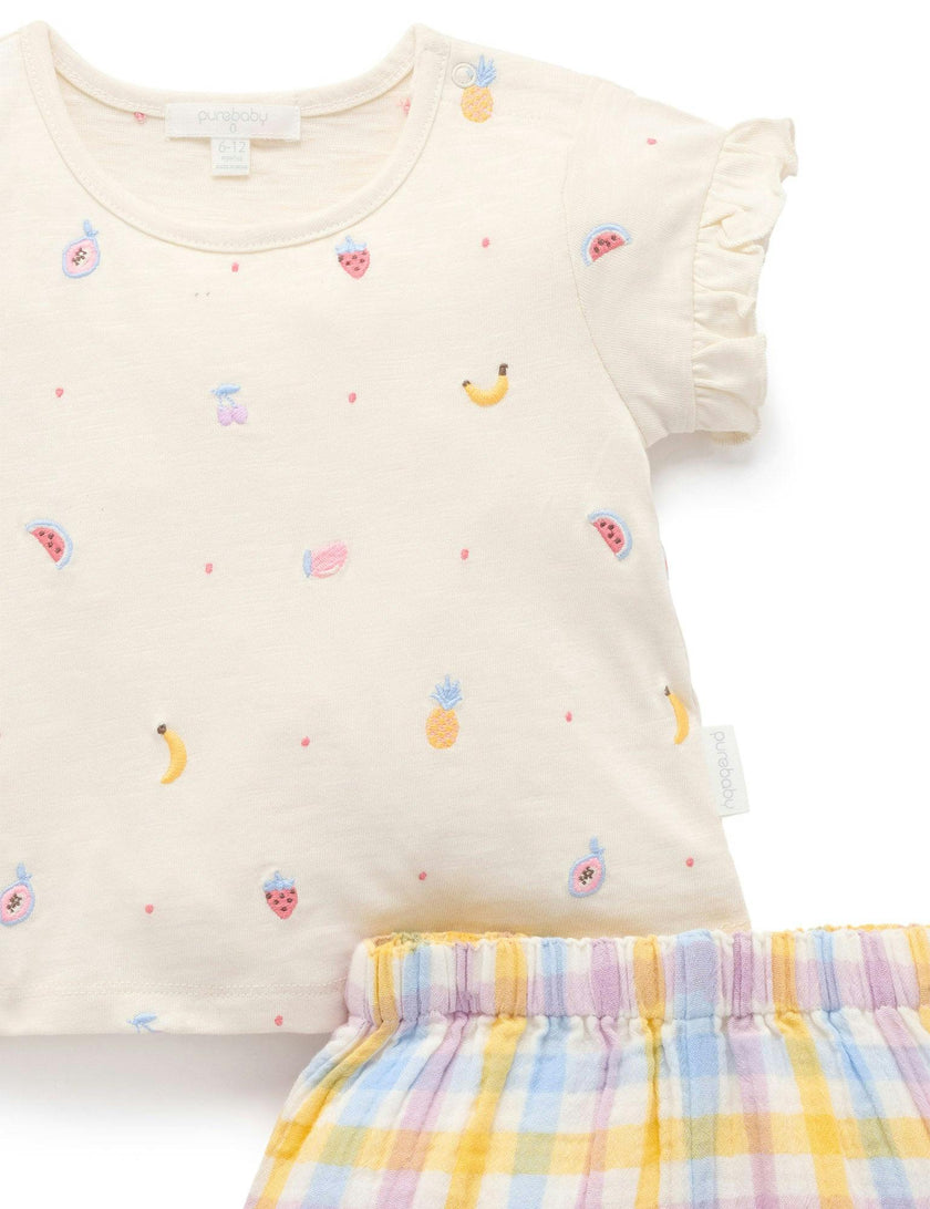 Fruity Set Lila Check