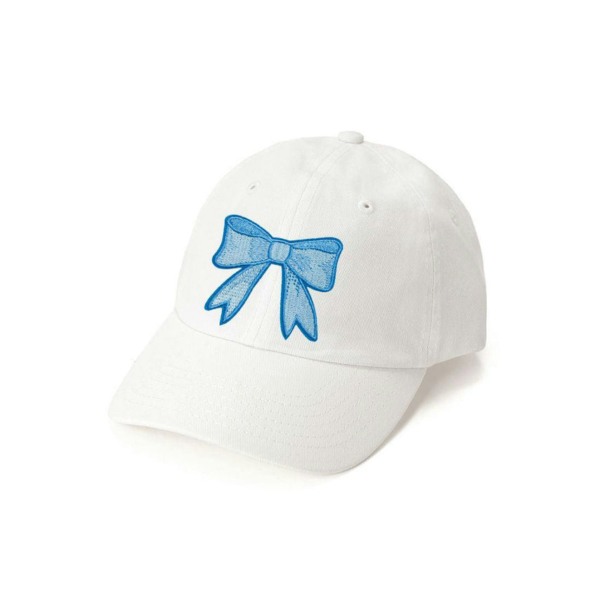 Patriotic Bow Patch Baseball Hat - White