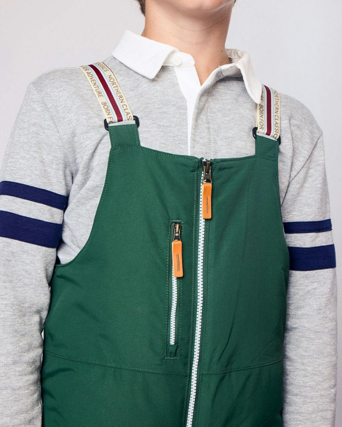 Kids Snow Pant in Ivy Green