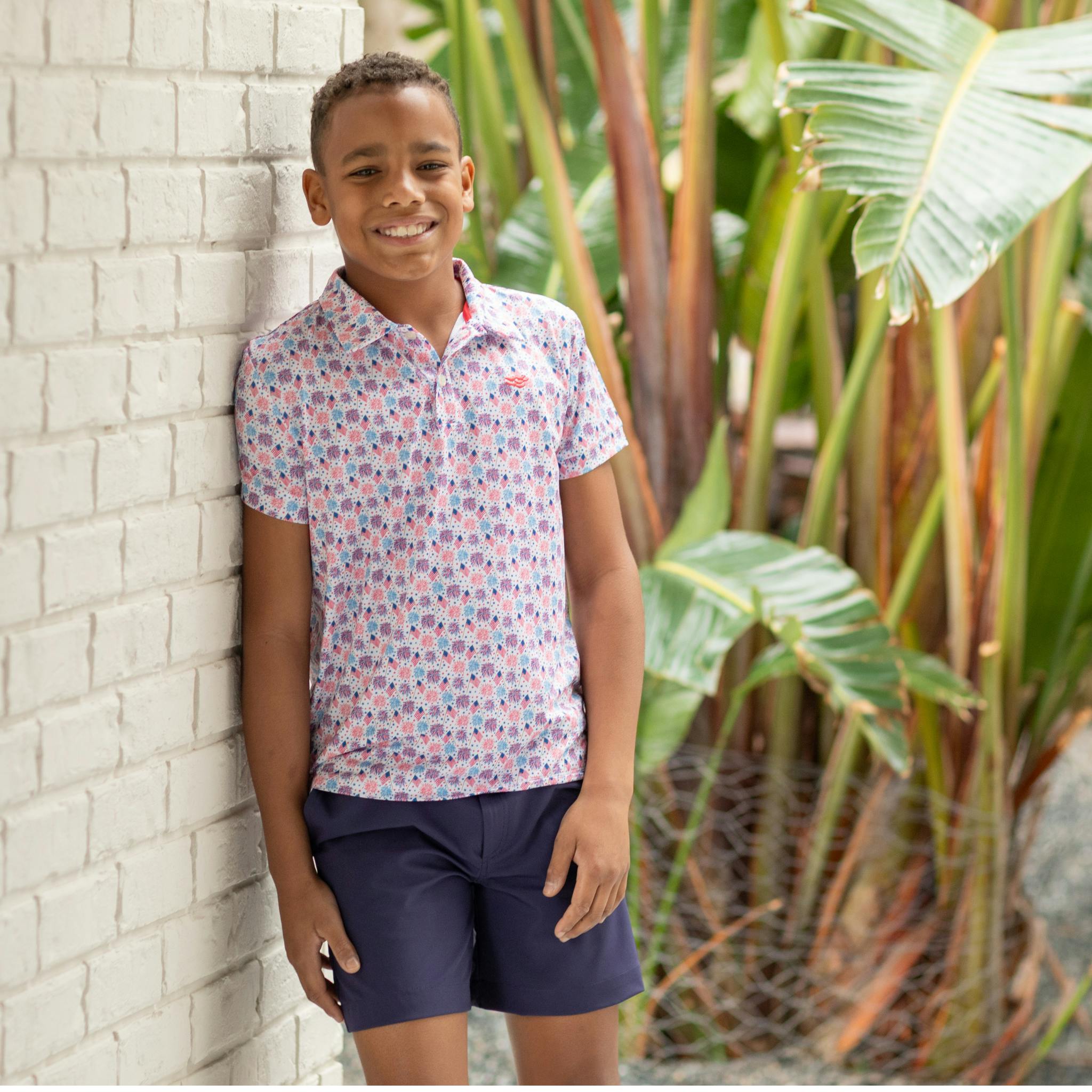 Match Point Polo in Classic Americana