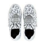 Elephant Logo Velcro-Tab Sneakers