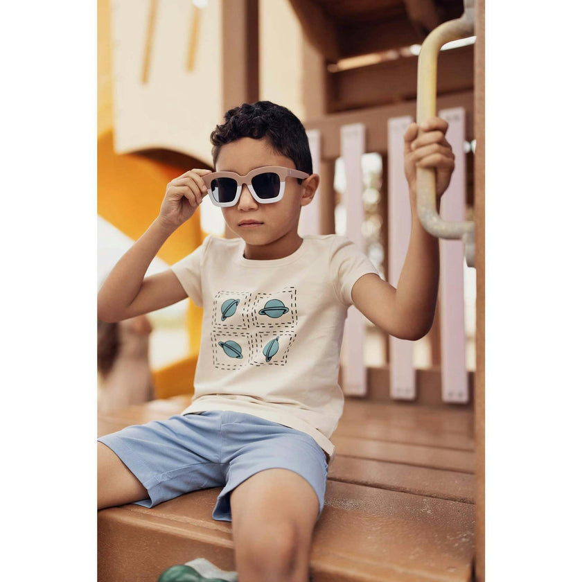 Boys Boxy Belt Bag Short Sleeve Shirt