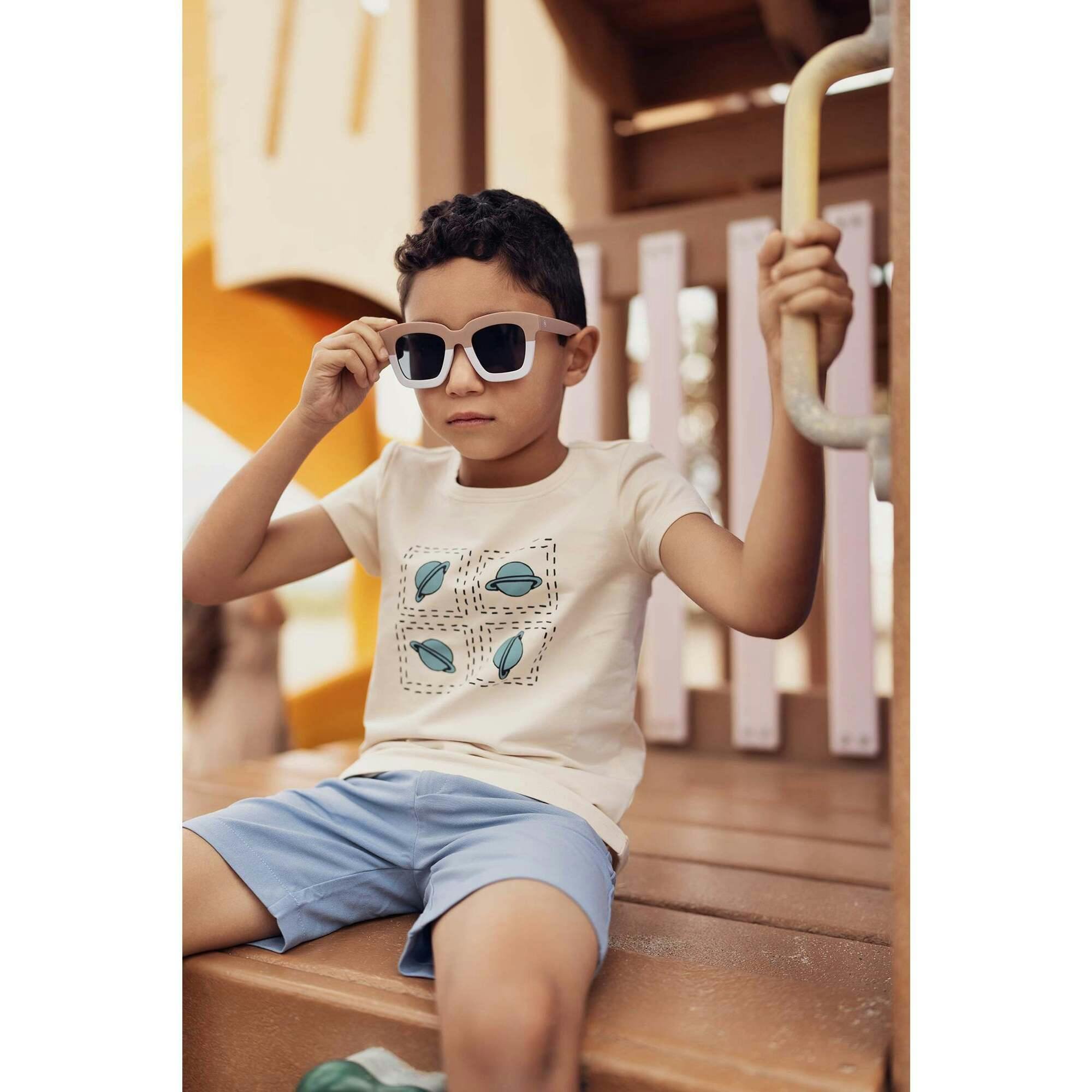 Boys Boxy Belt Bag Short Sleeve Shirt
