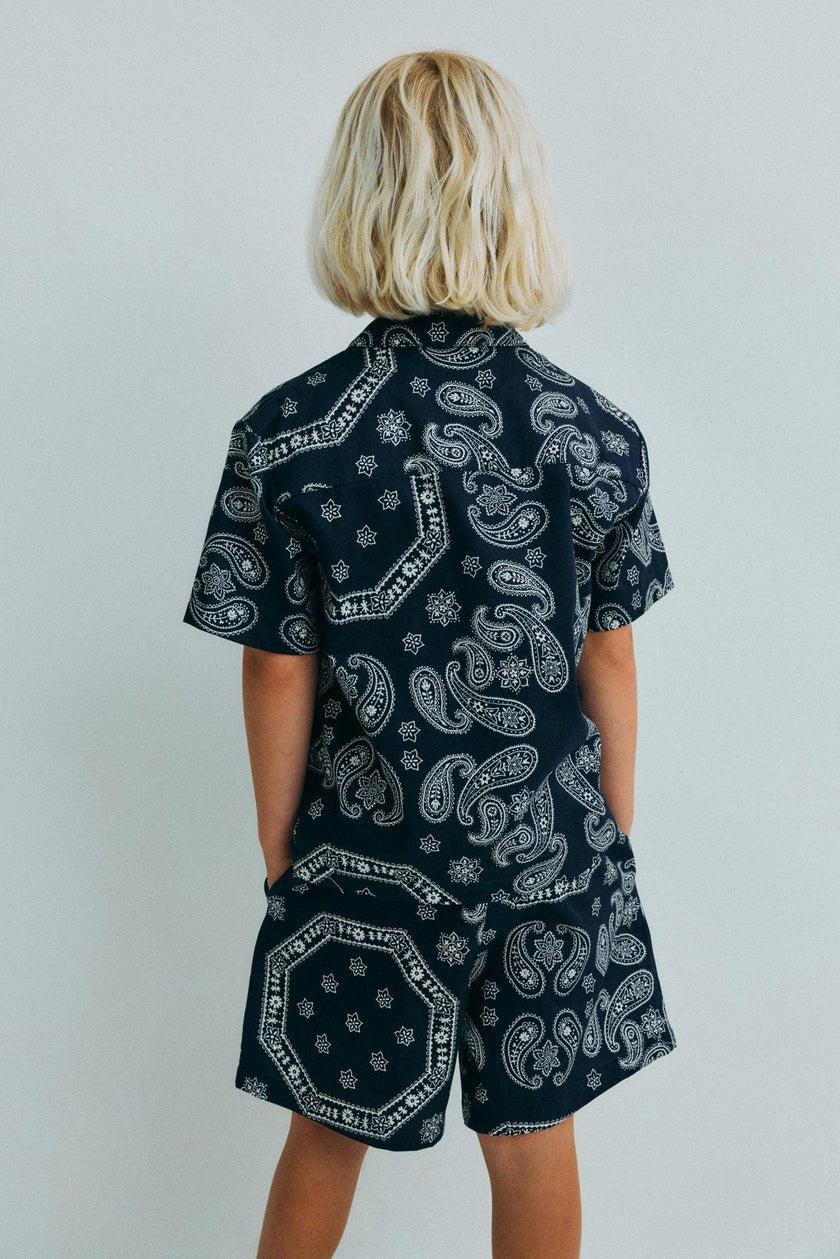 Aster Bermuda Kids Bandana Print