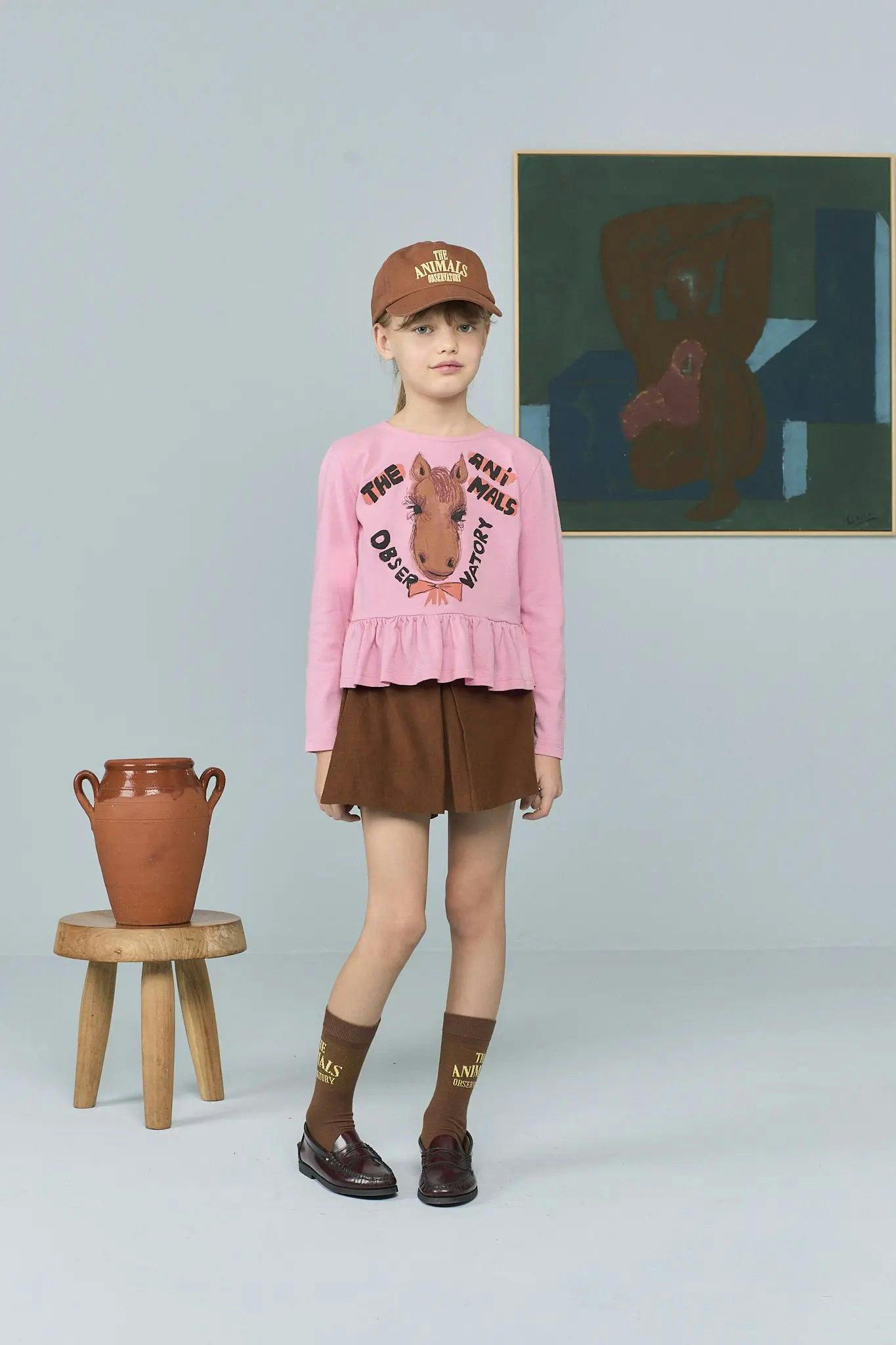 Brown Olingo Skort