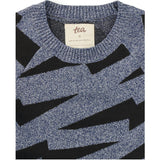 Lightning Stripe Sweater, Grey