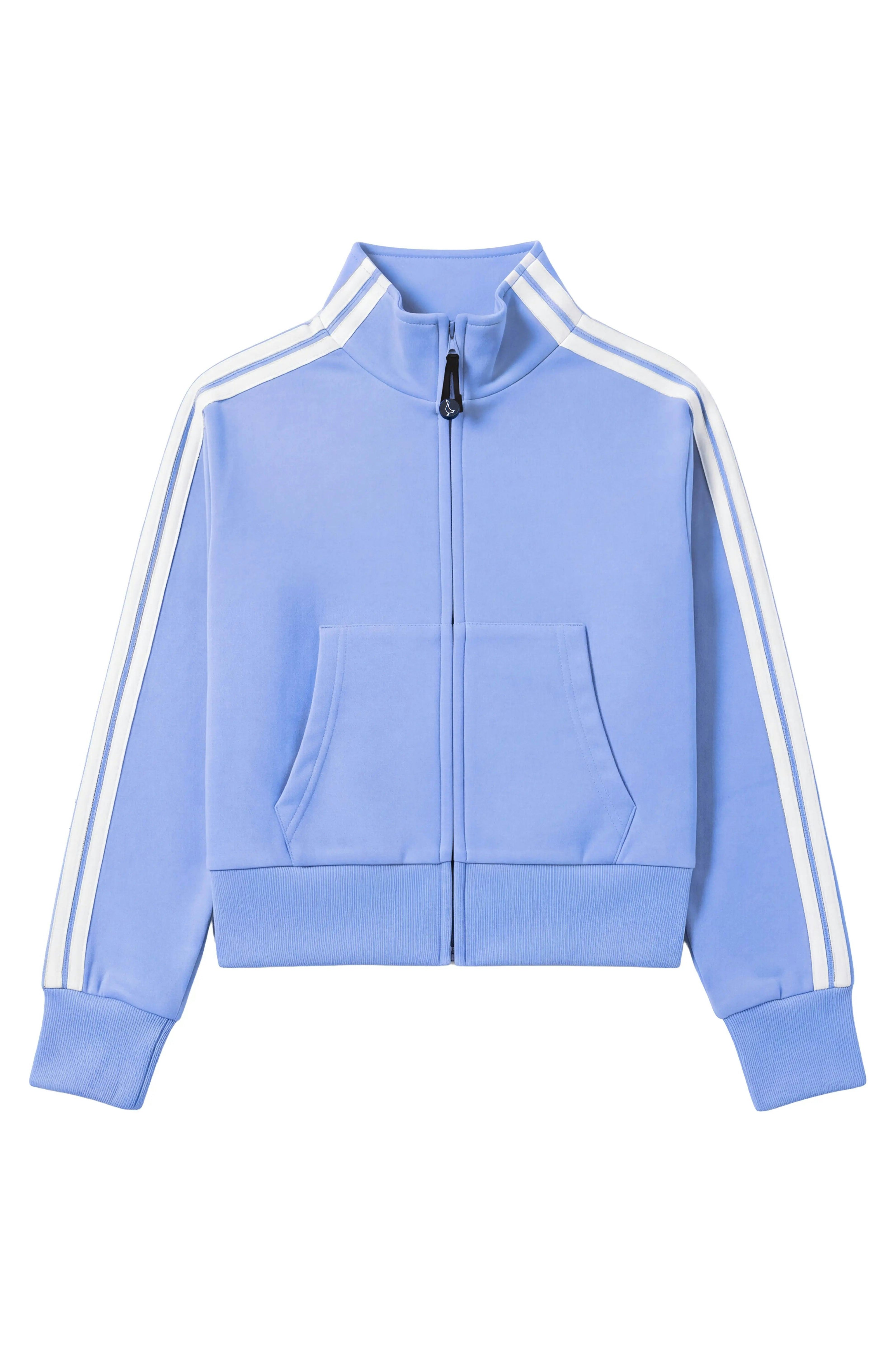 Misha Zip-up Track Jacket - Perwinkle