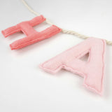 Pink Happy Birthday Felt Garland