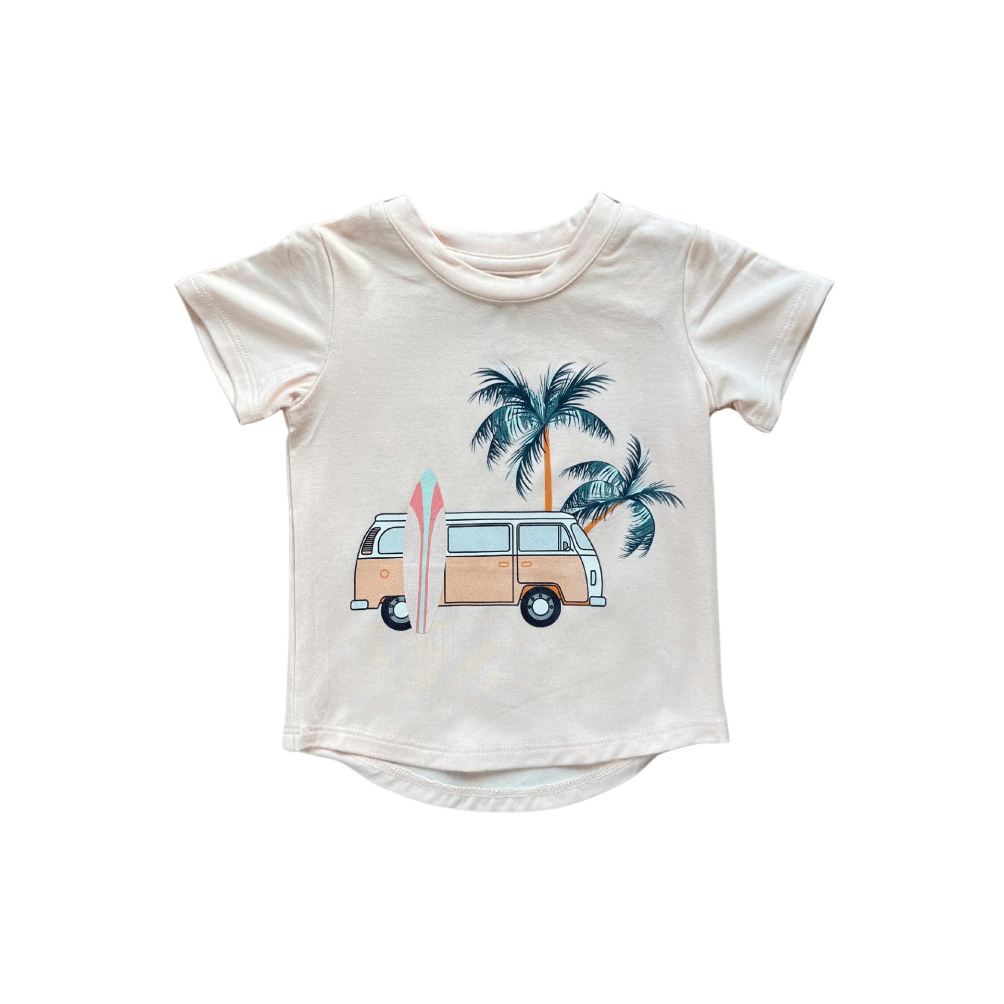 Girl's Short Sleeve Tee American Mini