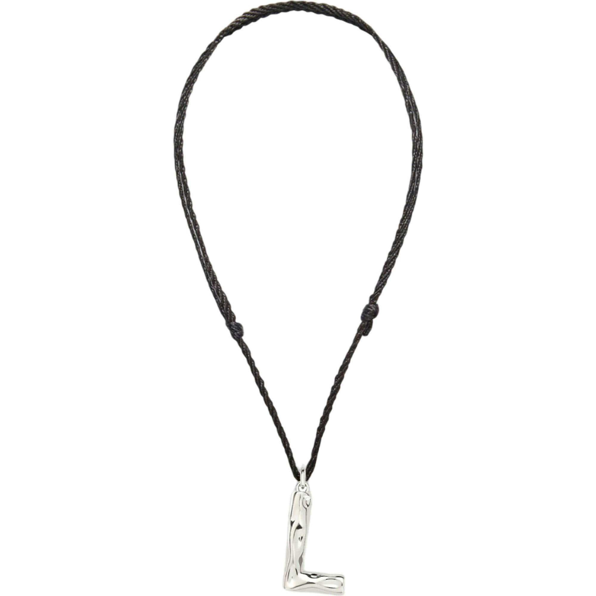 Grande Monogram Necklace in Silver