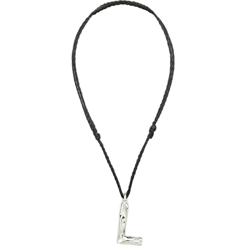 Grande Monogram Necklace in Silver