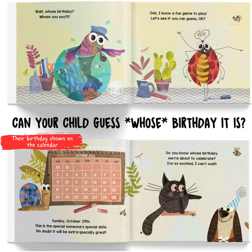 My Happy Birthday Book: Picturebook (Personalized Birthday Book)