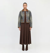 The Dax Jacket - Olive Equestrian Scarf