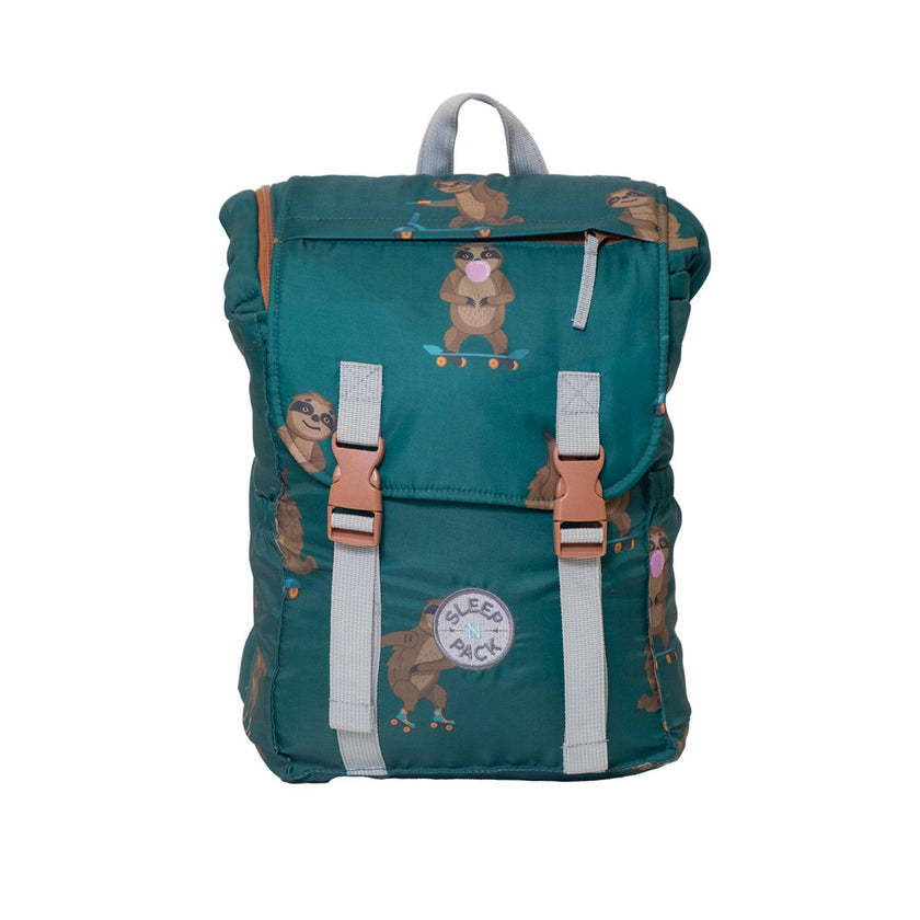 Sleep-N-Pack™ – Little Kid Size | Pals in Print: Skating Sloths