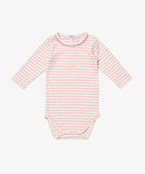Edward One-piece, Dusty Rose Mini Stripe