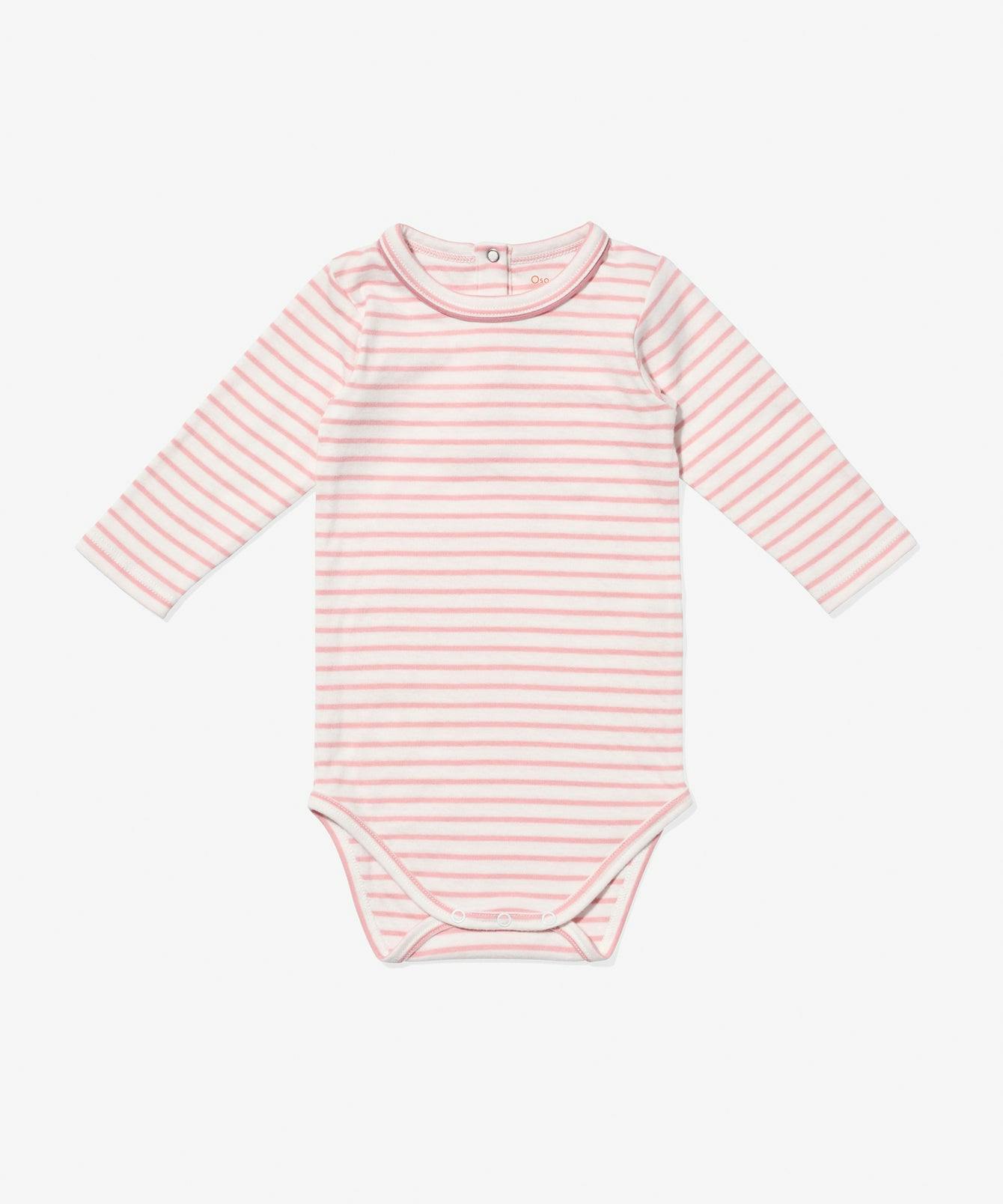 Edward One-piece, Dusty Rose Mini Stripe
