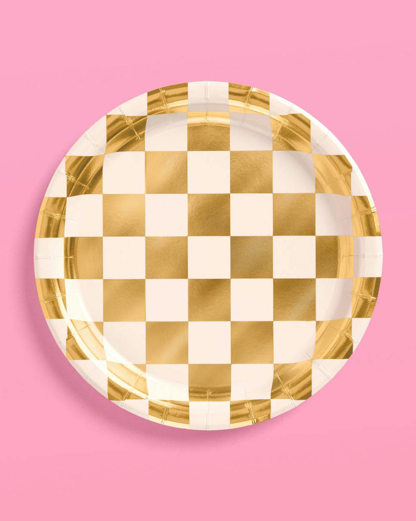 Check Me Out Plates - 25 paper plates