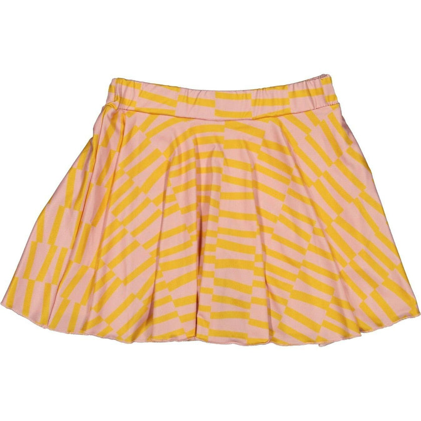 Funny Stripes Skirt With Shorts, Multi