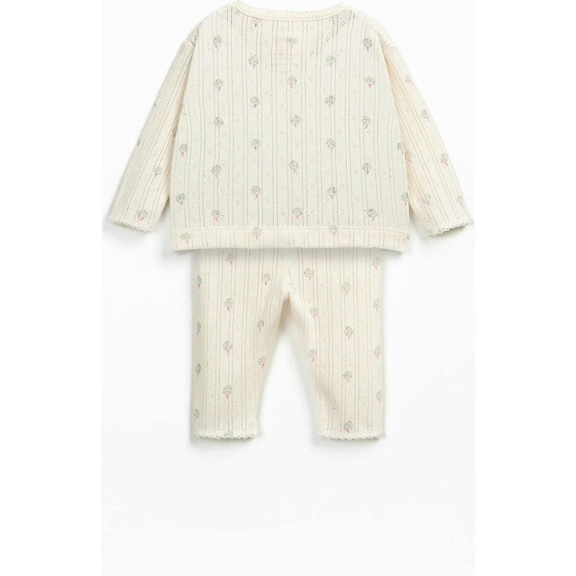 Knit Pointelle Baby Set