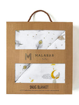 Organic Muslin Four-Layer Reversible Snug Blanket