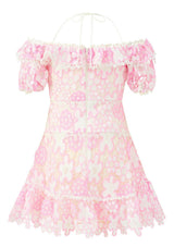 Haley Embroidered Mini Dress