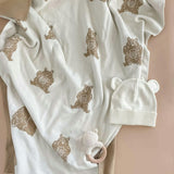 Honey Bear Hat Teether Gift Set
