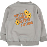 Wording Graphic Print Crew Neck Long Sleeve Sweatshirt