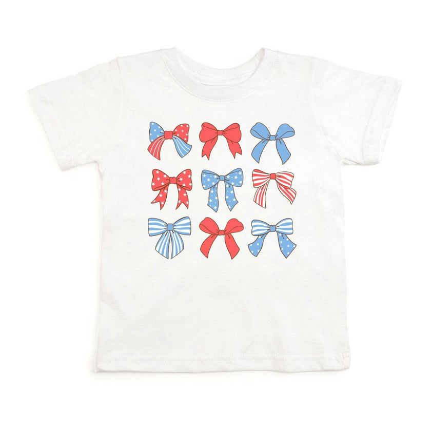 Patriotic Cutie Short Sleeve T-Shirt - White