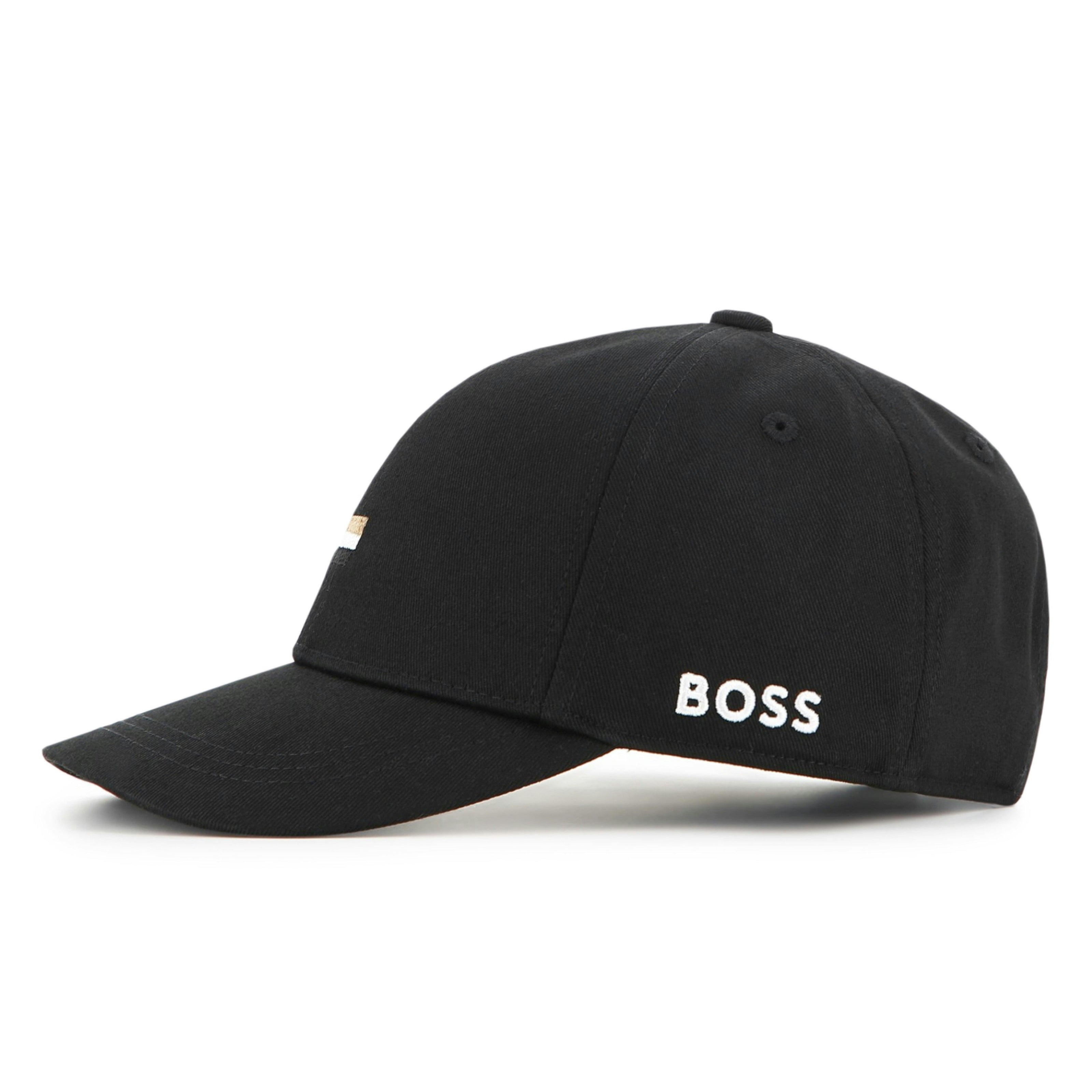 Black Embroidered Baseball Cap