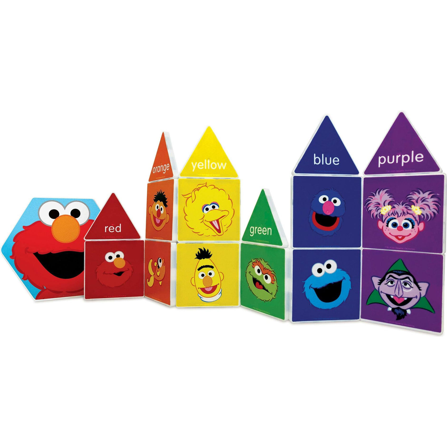 Sesame Street Colors with Elmo Magnetic Tile Structures – Maisonette