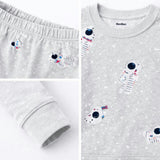 Kids and Toddlers 3 Pack Blue Dinosaurs/Astronauts/Sharks Shorts Sleeve Snug Fitted Pajamas