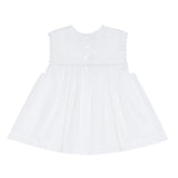 girls white align tank