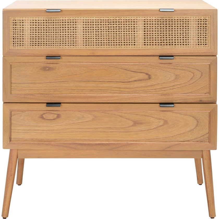 Baisley 3-Drawer Rattan Chest