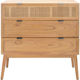 Baisley 3-Drawer Rattan Chest
