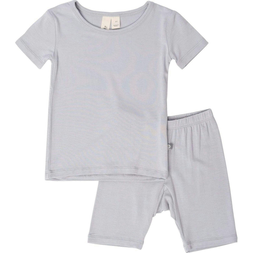 Short Sleeve Toddler Pajama Set, Grey