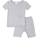 Short Sleeve Toddler Pajama Set, Grey
