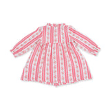 Suzie Floral Stripe - Romy Dress and Bloomer