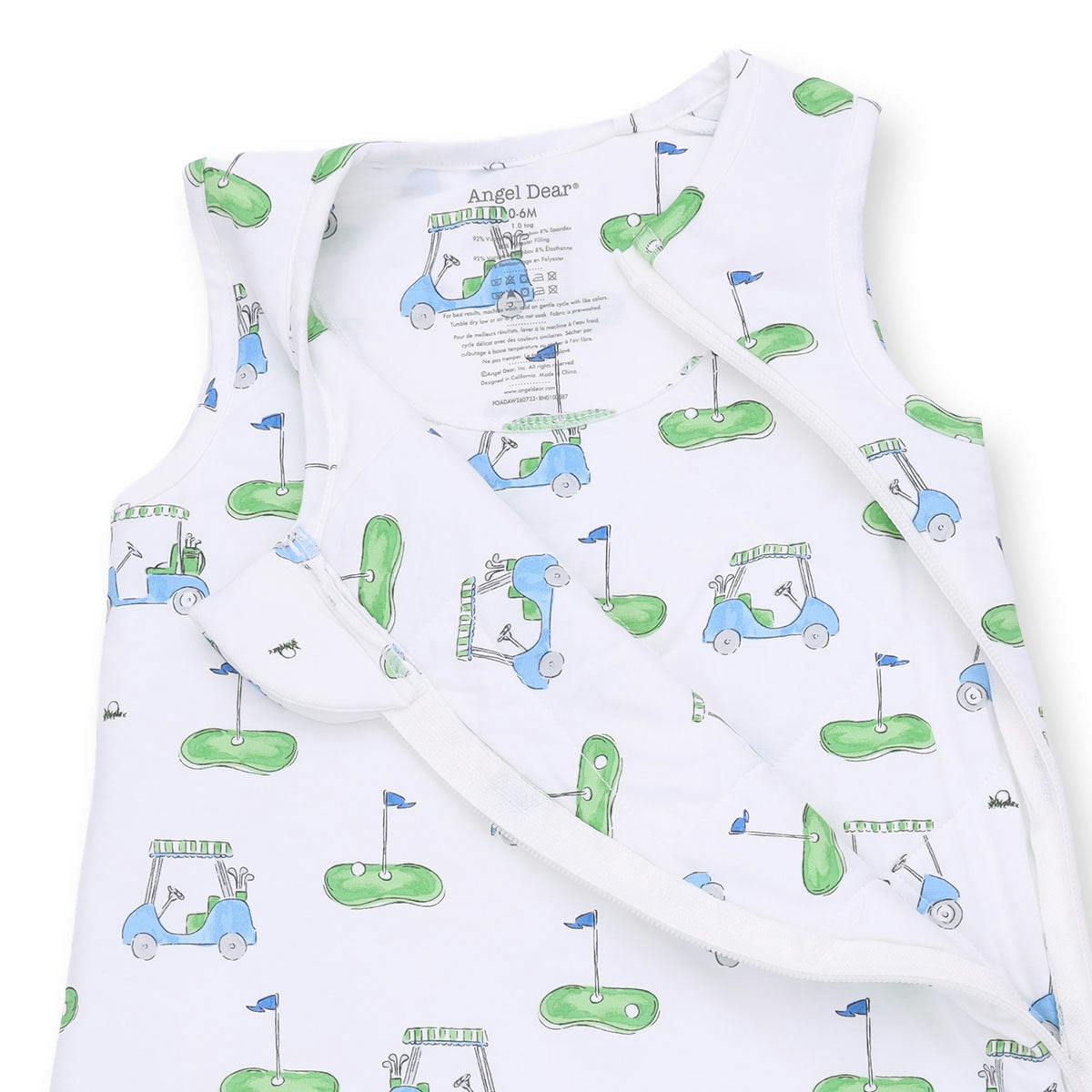 Golf Carts Blue - Sleep Bag