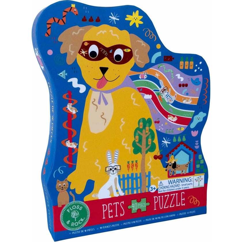 Pets 40pc "Super Dog" Shaped Jigsaw with Shaped Box