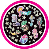 The Original Glowstars: Glowstars & Mermaids Self-Adhesive Pads for Décor
