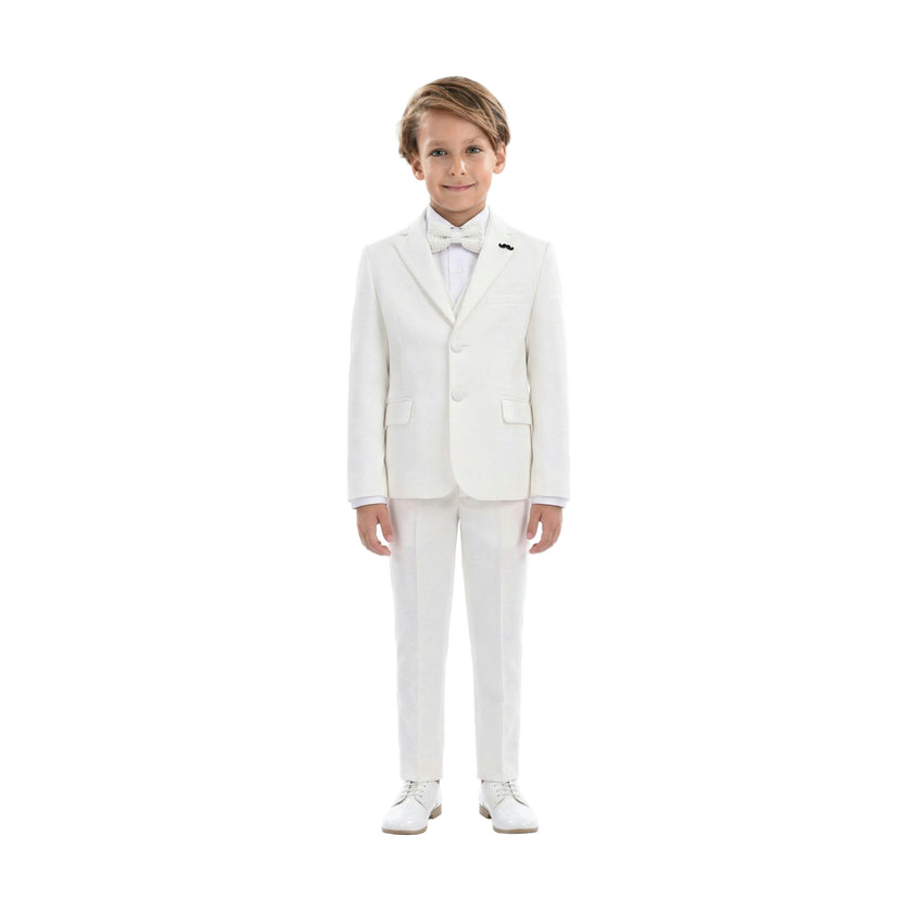 Ivory 5pc Peak Lapel Tuxedo