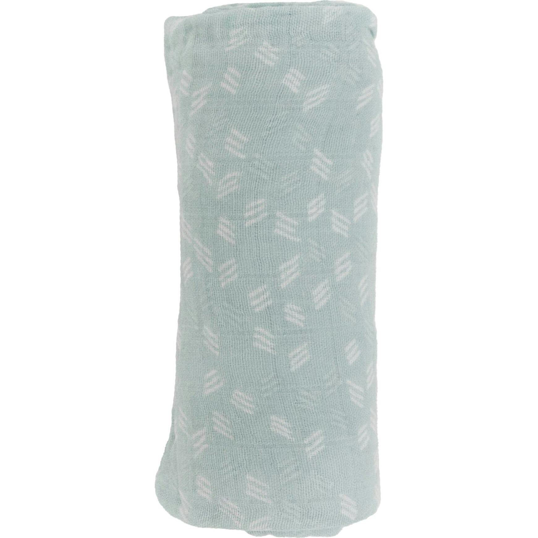 Cotton Muslin Swaddle Blanket - Misty Field