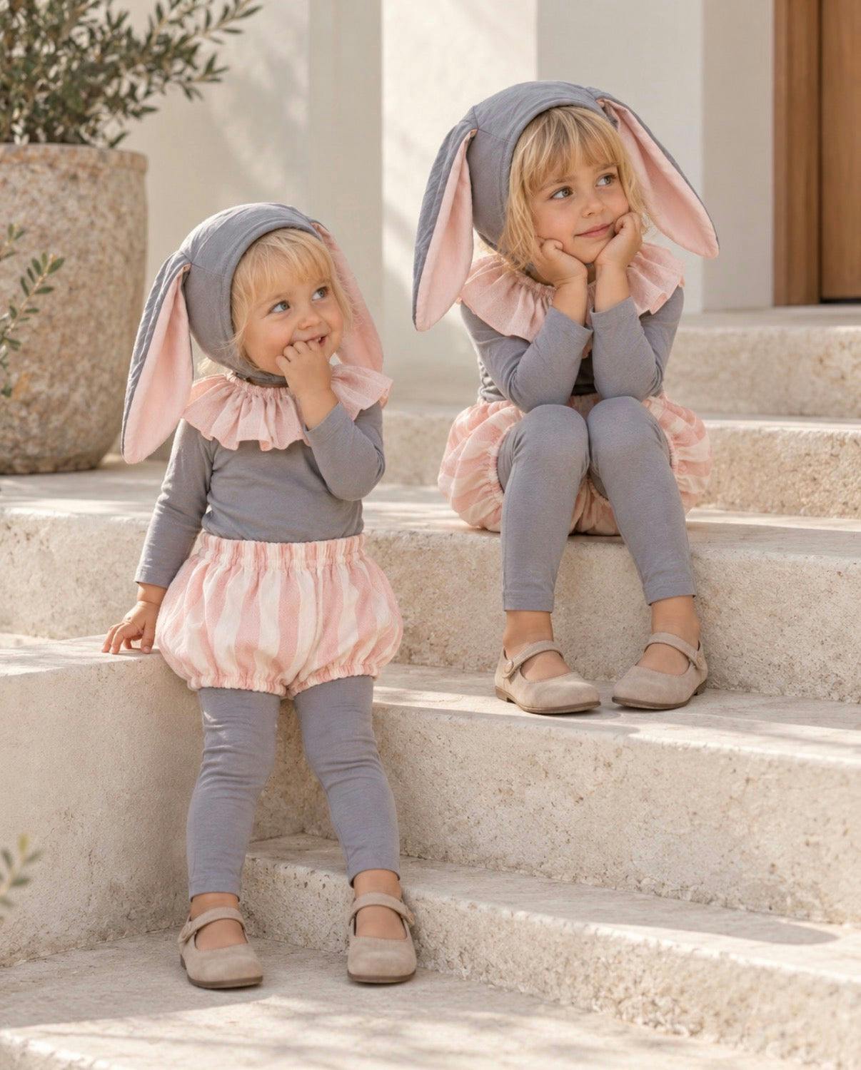 Grey Circus Bunny Costume
