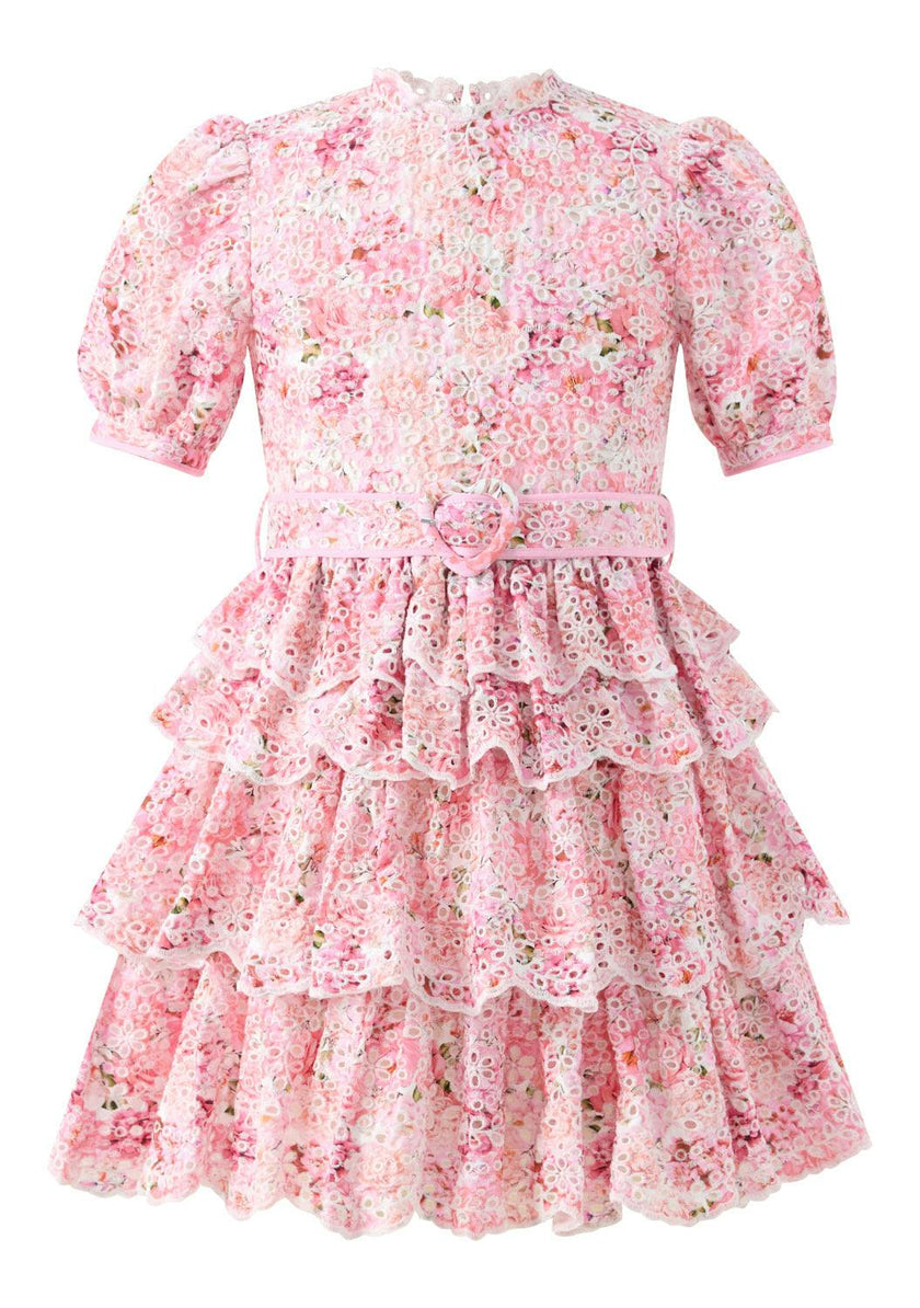 Julietta Cotton Embroidered Mini Dress