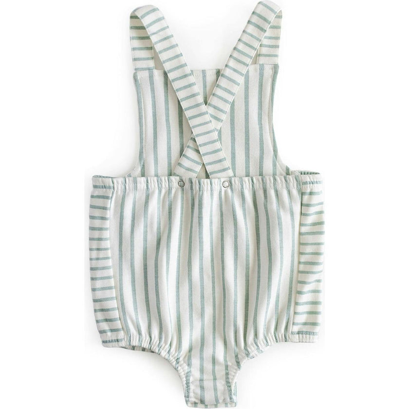 Criss-Cross Overall One-Piece, Green