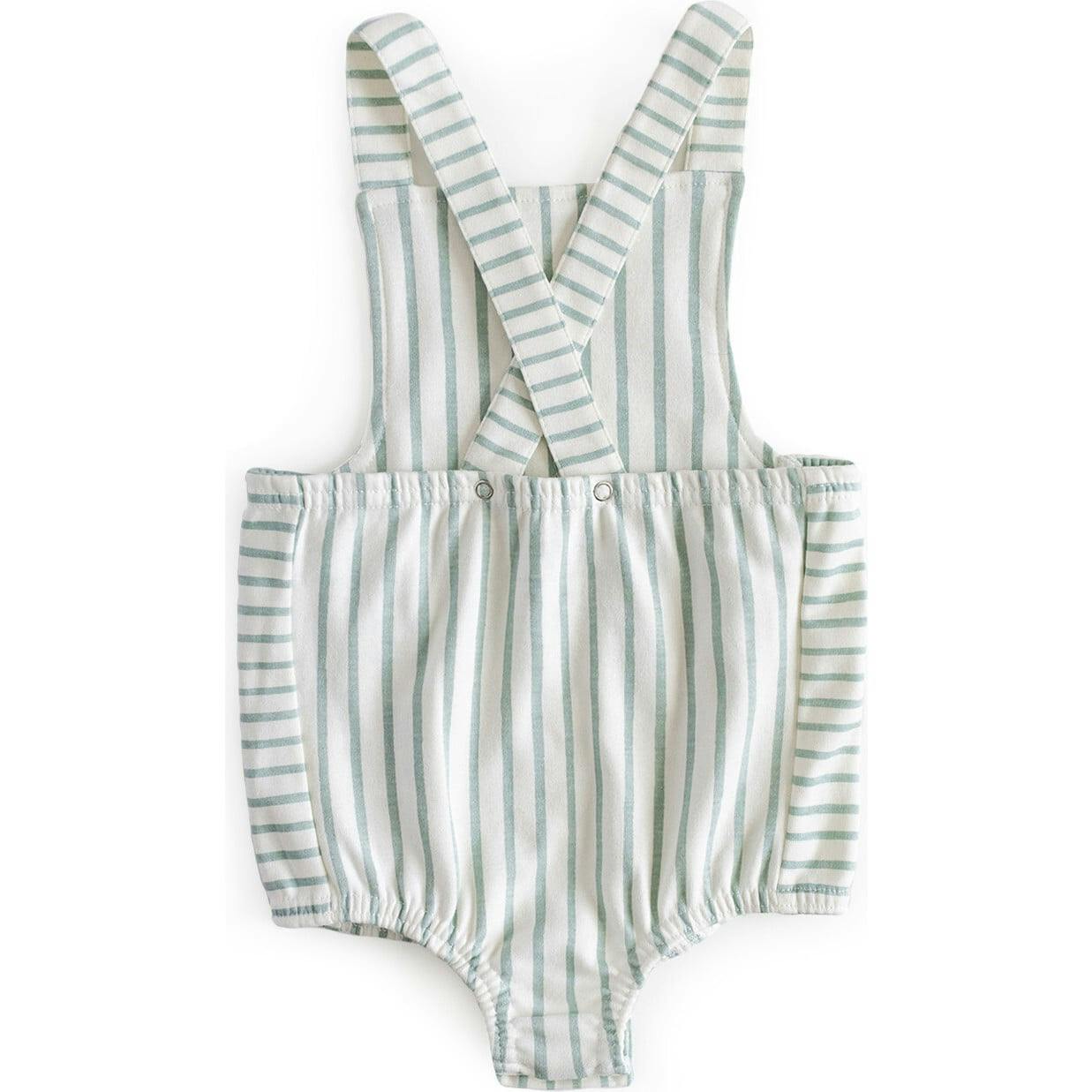 Criss-Cross Overall One-Piece, Green